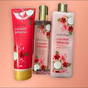 I Am Selling “Coconut Hibiscus” BodyCology 3 Style Set (Wash,Lotion And Perfume)